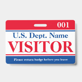 Bezoekersbadge Badge