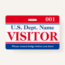 Bezoekersbadge Badge