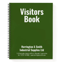 Bezoekersboek voor bedrijven