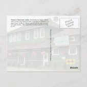 Bezoekerscentrum en Tripod, Nenana, Alaska Briefkaart (Achterkant)