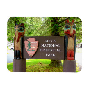 Bezoekerscentrum Sitka NHP, Alaska Magneet