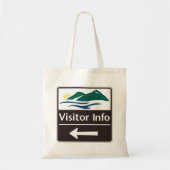 Bezoekersinformatie Canvas tas (Voorkant)