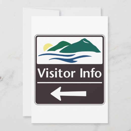 Bezoekersinformatie Kaart (Voorkant)