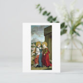 Bezoekersinformatie (olie op het paneel) briefkaart (Staand voorkant)