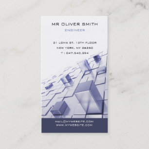 Bezoekerskaart BTP-bouwtechnicus Visitekaartje