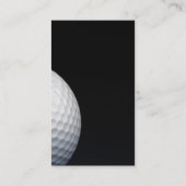 Bezoekerskaart, zwarte achtergrond visitekaartje (Achterkant)