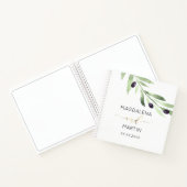 bezoekerslijst voor olijffilialen notitieboek (Binnen)