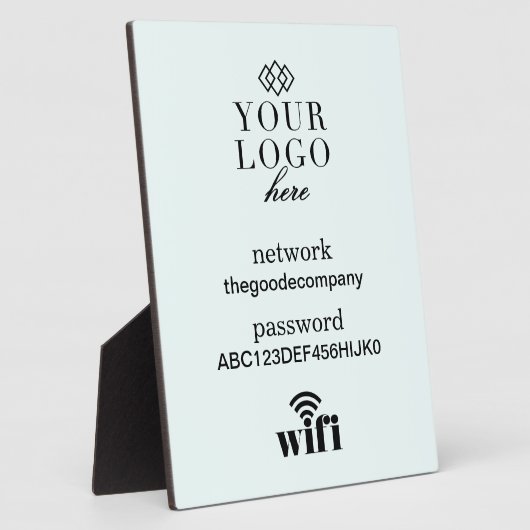 Bezoekerspagel voor WiFi-informatiegebarentaal Fotoplaat (Zijkant)