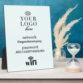 Bezoekerspagel voor WiFi-informatiegebarentaal Fotoplaat