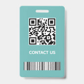 Bezoekerspas-ID Badge (Achterkant)