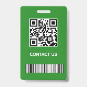 Bezoekerspas-ID Badge (Achterkant)