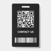Bezoekerspas-ID Badge (Achterkant)