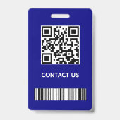 Bezoekerspas-ID Badge (Achterkant)