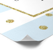 bezoekersregister baby vrijgezellenfeest poster (Hoek)