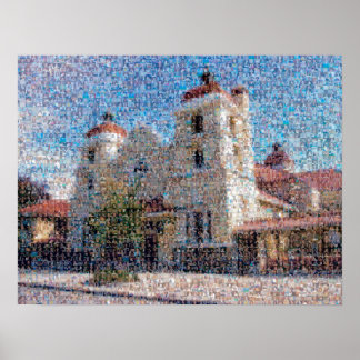 Bezoekingen tweede serie Kunstproject Afdrukken Poster