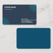 Bezoekkaart Visitekaartje (Voorkant / Achterkant)