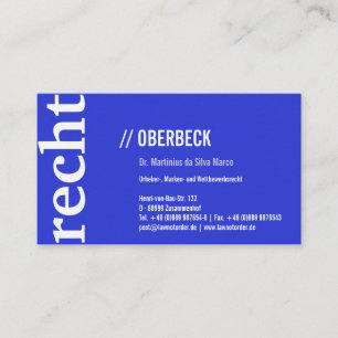 Bezoekkaartje Visitekaartje