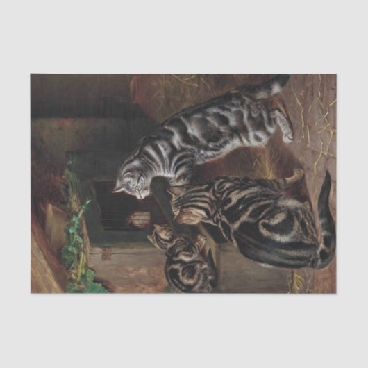 Bezoektijd door Horatio Henry Couldery Tissuepapier (Voorkant)