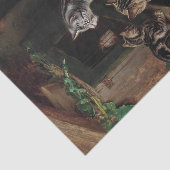 Bezoektijd door Horatio Henry Couldery Tissuepapier (Detail)