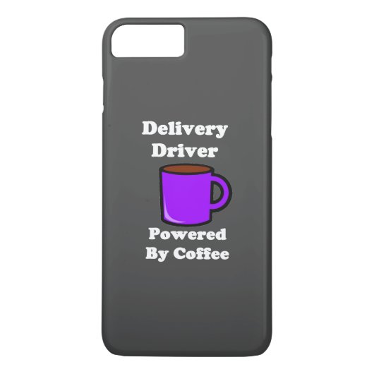 "Bezorgchauffeur" Aangedreven door koffie Case-Mate iPhone Case (Achterkant)