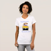 Bezorgchauffeur Blij met het Bezorgen van T-Shirt (Voorkant volledig)