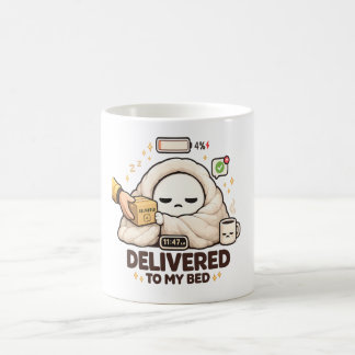 Bezorgd Aan Mijn Bed – Grappig Lui  Koffiemok