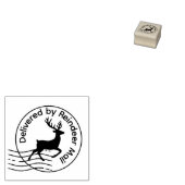 Bezorgd door Rendierpost | Noordpool Rubberstempel (Gestempeld)