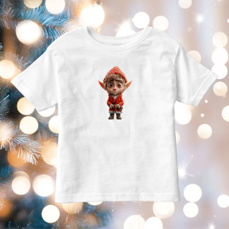 Bezorgd T-shirt van kleine elf peuter