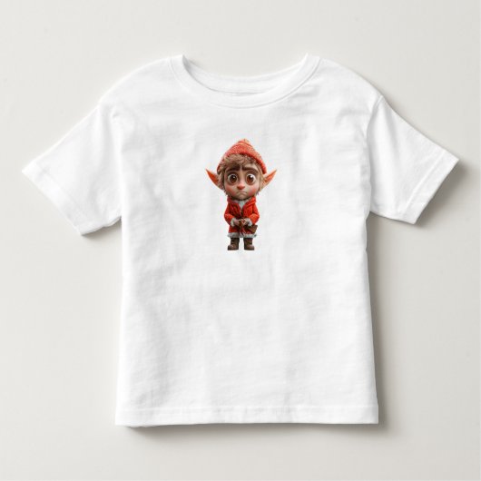 Bezorgd T-shirt van kleine elf peuter (Voorkant)
