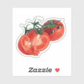 Bezorgde Cherrytomaat Sticker (Vel)