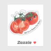 Bezorgde Cherrytomaat Sticker (Vel)