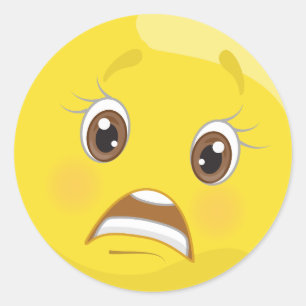 Bezorgde Emoji Stickers