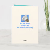 Bezorgde kleine geit komt goed kaart (Achterkant)