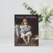 Bezorgde kleine moeder Gefeliciteerd met je verjaa Briefkaart (Staand voorkant)