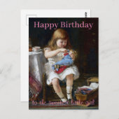 Bezorgde kleine moeder Gefeliciteerd met je verjaa Briefkaart (Voorkant / Achterkant)