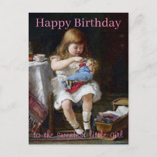 Bezorgde kleine moeder Gefeliciteerd met je verjaa Briefkaart