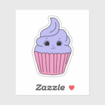 Bezorgde Lavendel Cupcake