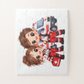 Bezorgde Paramedicus Duo Legpuzzel (Verticaal)