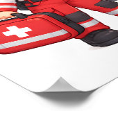Bezorgde Paramedicus Duo Poster (Hoek)
