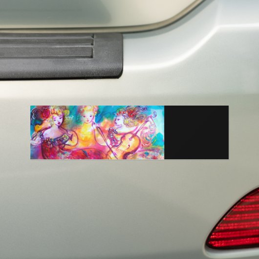 BEZORGDHEID OVER HARMONY TRIO BUMPERSTICKER (Op auto)