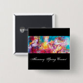 BEZORGDHEID OVER HARMONY TRIO VIERKANTE BUTTON 5,1 CM (Voorkant /achterkant)