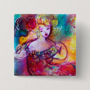 BEZORGDHEID OVER HARMONY TRIO VIERKANTE BUTTON 5,1 CM