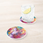 BEZORGDHEID OVER HARMONY TRIO ZANDSTEEN ONDERZETTER (Zijkant)