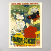 BEZORGDHEID VAN LE TRIANON IN Great Elysee Gardens Poster (Voorkant)
