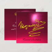 BEZORGDHEID VOOR RODE RODE PINK KAART (Voorkant / Achterkant)