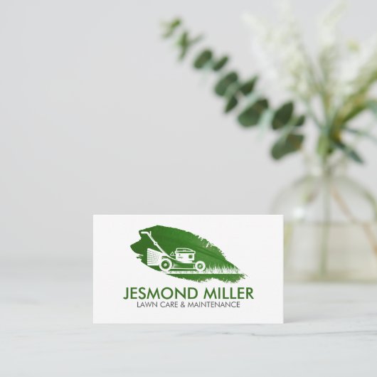 Bezorging en onderhoud visitekaartje (Staand voorkant)