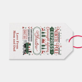 Bezorging Overnight Goedgekeurd door Kerstman Cadeaulabel