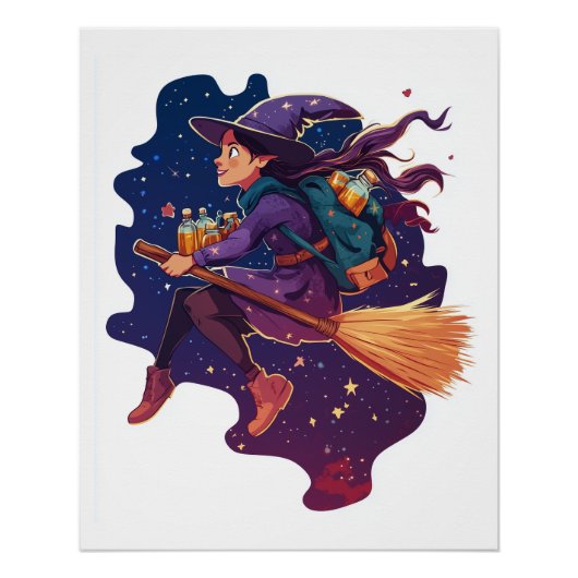 Bezorging van heksenbrouwsel perfect poster (Voorkant)
