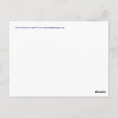 Bezorging van het Briefkaart voor het schilderen v (Achterkant)