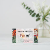 bezorgingsdienst | boerenmarkt visitekaartje (Staand voorkant)